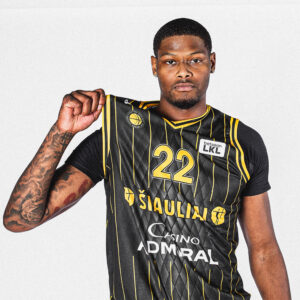 Žaidybiniai juodi marškinėliai (2025-26)