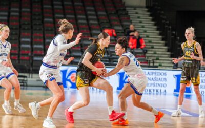 Taškų lenktynės uostamiestyje baigėsi nelengvu šeimininkių triumfu